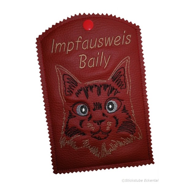Impsausweis Katze DOMESTIC LONGHAIR  mit Wunschname